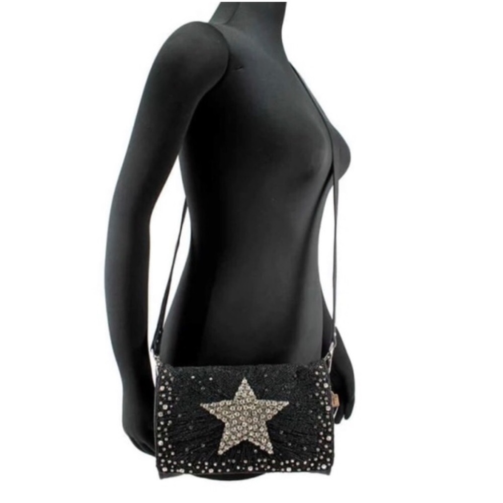 Mary Frances Stardust Genuine Leather Embellished Crossbody Bag BRAND NEW - Picture 9 of 10